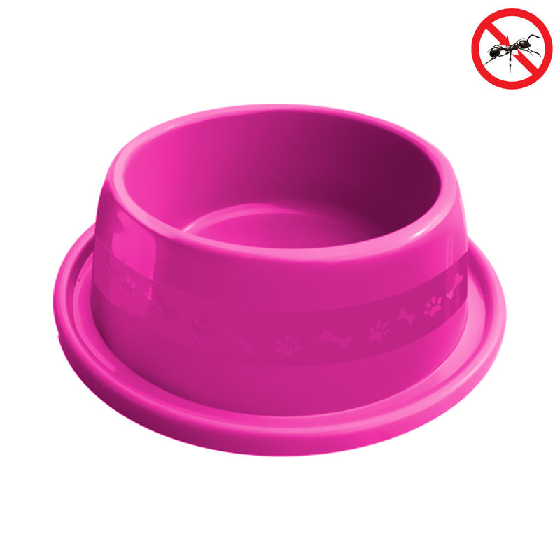 WE DROP - Comedouro Para Gatos e Cachorros 350ml Anti Formiga - Rosa