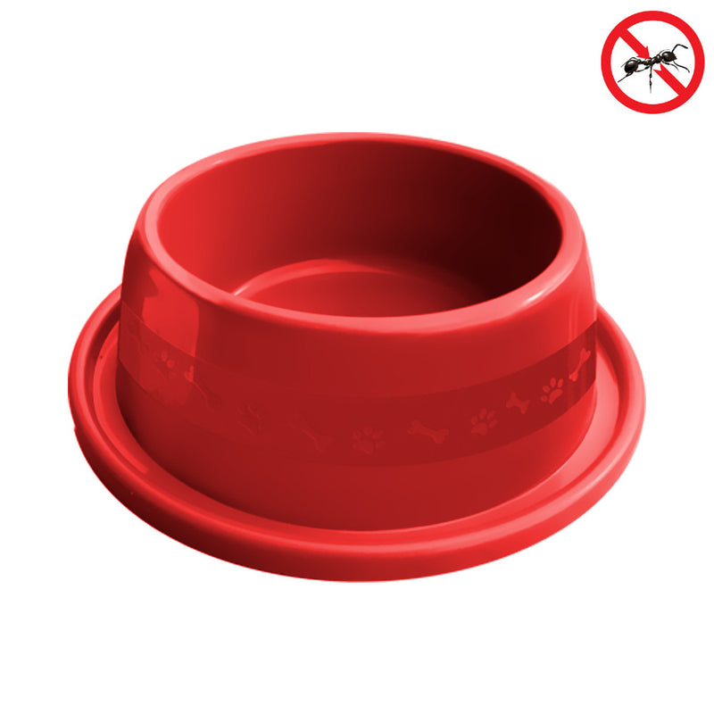 WE DROP - Comedouro Para Gatos e Cachorros 350ml Anti Formiga - Vermelho