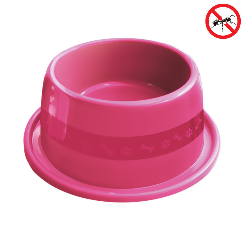 WE DROP - Comedouro Para Gatos e Cachorros 1000ml Anti Formiga Grande - Rosa